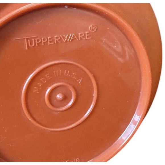 VTG Tupperware Bowls (4) Seal N Serve Harvest Colors 1436 + Orange Kitchen + Lid - Picture 2 of 8